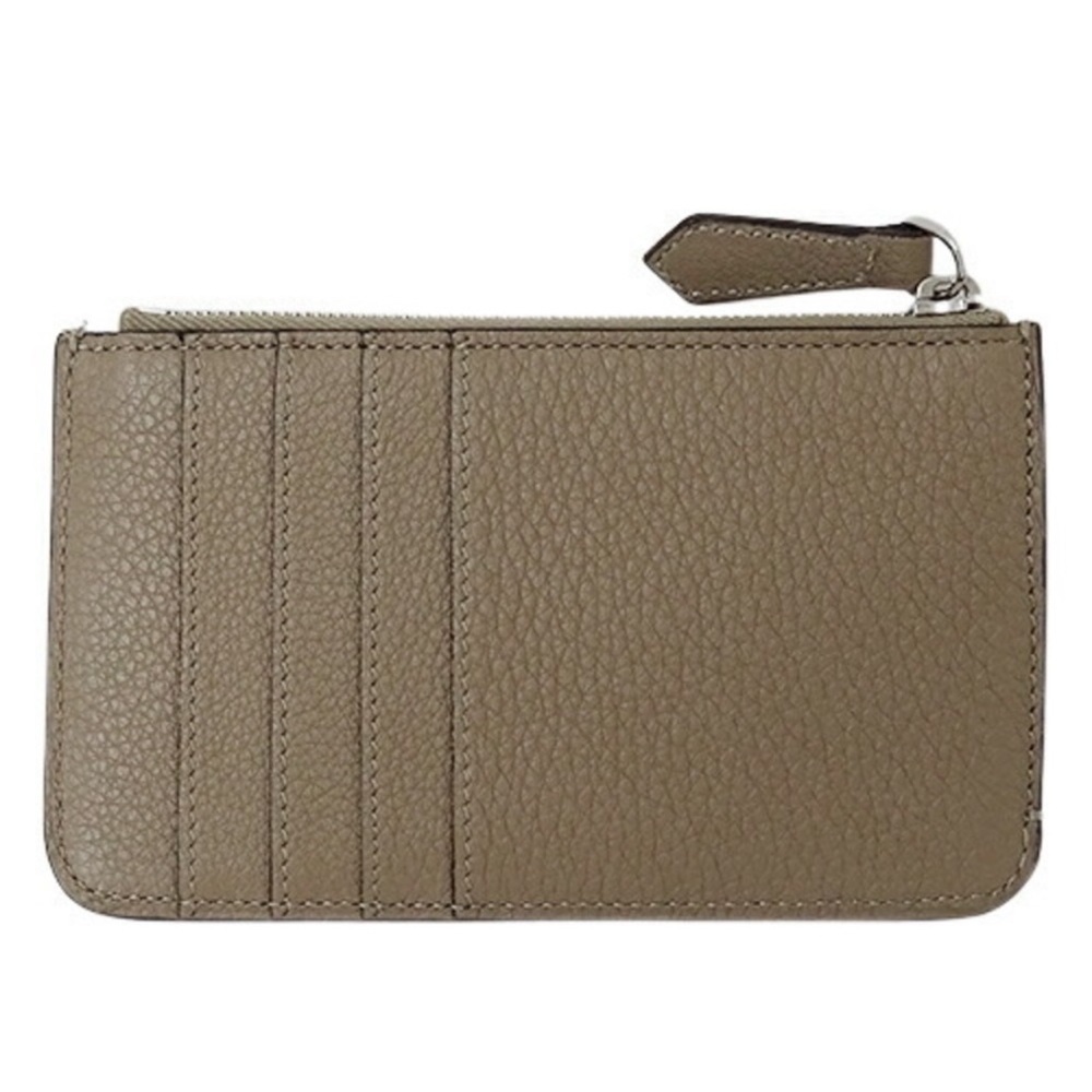 Fendi Roma Beige Leather Card Holder - Picture 3 of 10